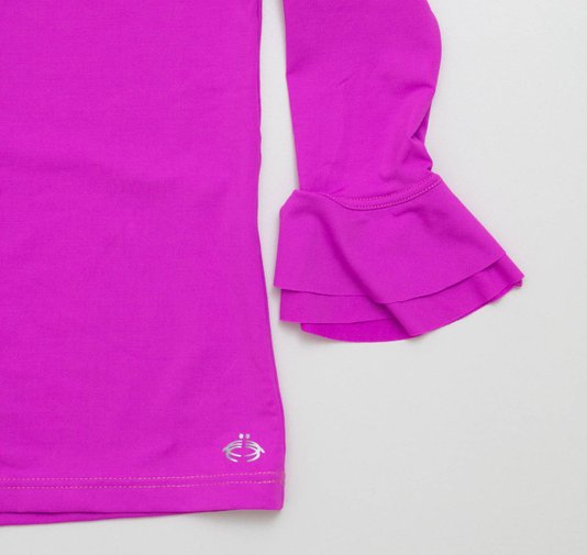Blusa Siri Baby Duda Flex Rosa Bikini  Proteção Solar
