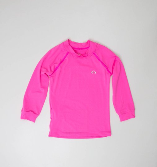Blusa Siri Bebê Proteção Solar Rosa Barbie
