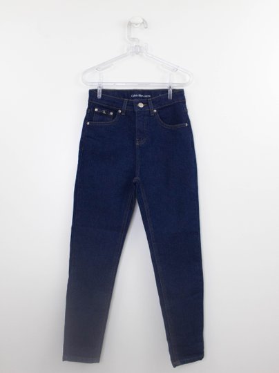 Calça Jeans Escuro Infantil Menina Calvin Klein
