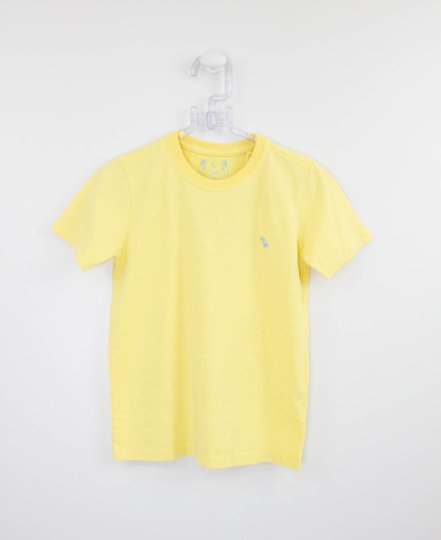 Camiseta Básica Amarela Infantil Dudes