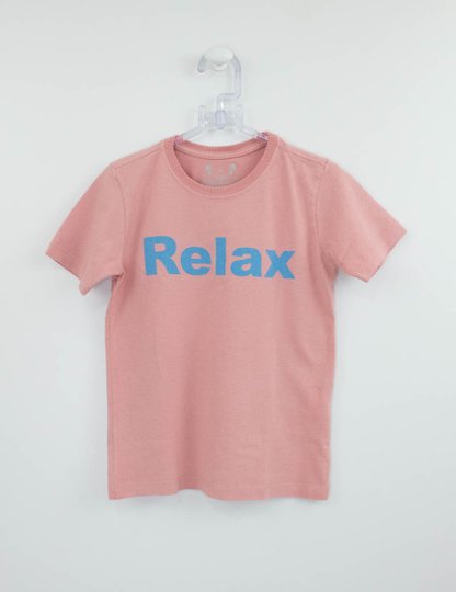 Camiseta Infantil Salmão Relax Estampa Costas Dudes