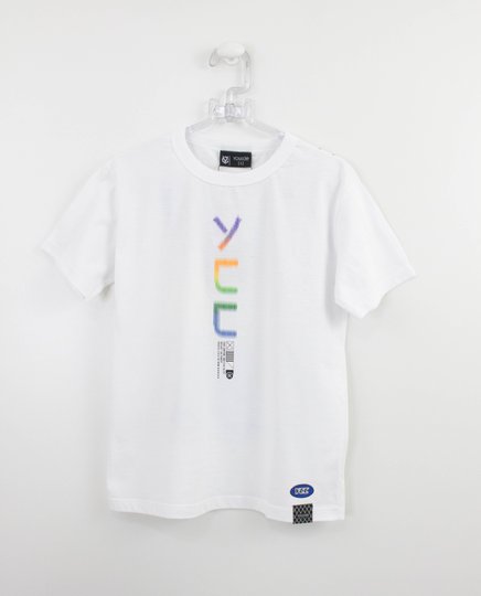 Camiseta Infantil Youccie Branca Estampa Code