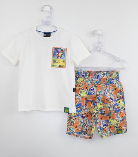 Conjunto Infantil Youccie Camiseta e Short Nylon Dragão
