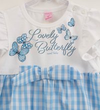 Calcinha Bebê Infantil Para Menina Carinho Xadrez Azul - Pityticos Moda  Infantil