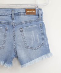 Shorts Jeans Escuro Básico Teen Authoria - Xuá Kids
