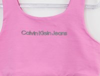 Blusa Cropped Calvin Klein Jeans Rosa Feminina no Shoptime