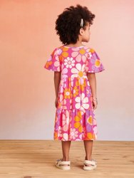 Vestido Momi em Jacquard Xadrez - Pilili Moda Infantil