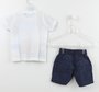 Conjunto 1+1 Easy Baby Camiseta Fusca com Bermuda