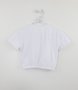 Blusa Cotton Branca Pedras Coloridas Pituchinhus