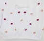 Blusa Cotton Branca Pedras Coloridas Pituchinhus