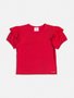 Blusa Infantil Momi Vermelha com Strass