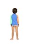 Blusa Proteção Infantil Siri Lucca Azul Mangas Coloridas