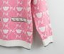Blusa Tricot Rosa Monograma e Ursinho Pituchinhus