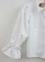 Camisa Branca Tricoline Gola Ursinhas Pituchinhus