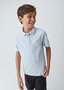 Camisa Polo Básica Bebê Azul Claro Um Mais Um