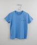 Camiseta Azul Infantil Estampa Prancha nas Costas Dudes