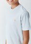 Camiseta Básica Infantil Azul Claro Um Mais Um