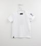 Camiseta Branca Básica Infantil Youcie com Etiqueta
