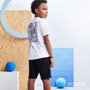 Camiseta Infantil Branca Estampa Slide Costas Youccie