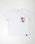 Camiseta Infantil Branca Patch Cristais Um Mais Um