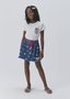 Camiseta Infantil Branca Patch Cristais Um Mais Um