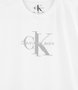 Camiseta Infantil Calvin Klein Branca Ck Cinza