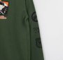 Camiseta Infantil Verde Militar Police Youccie manga Longa