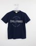 Conjunto Infantil Camiseta Chill Vibes e Bermuda Moletom Milon