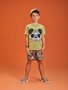 Conjunto Infantil Camiseta Mickey Safari e Bermuda Youccie