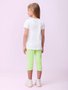 Conjunto Infantil Momi Blusa e Legging Verde Limão