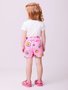 Conjunto Infantil Momi Blusa e Saia Short Malha Listras