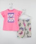 Conjunto Infantil Momi Mini Blusa e Bermuda Borboletas
