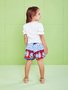 Conjunto Infantil Momi Mini Blusa e Short Estampado Cerejas