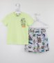 Conjunto Infantil Os Flintstones Camiseta e Bermuda Youccie