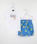 Conjunto Dinossauro Camiseta e Bermuda Nylon Youccie