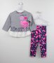 Conjunto Momi Mini Blusa Camisa e Legging Flamingos