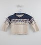 Conjunto Noruega  Sweater Geométrico + Body e Calça