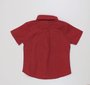 Camisa 1+1 Baby Vermelha com Listras Fininhas
