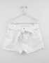 Short Branco Infantil com Cinto Calvin Klein Jeans