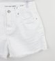 Short Jeans Branco Infantil Calvin Klein