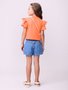 Short Jeans Cintura Elástico Infantil Momi