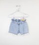 Short Jeans Clochard com cristais Infantil Momi