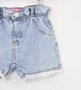 Short Jeans Clochard com cristais Infantil Momi