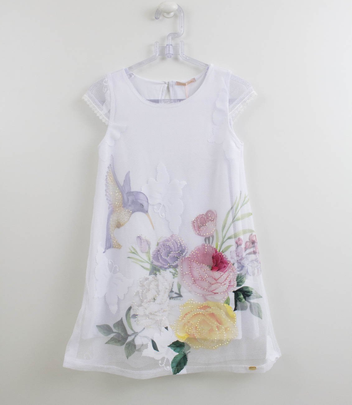 vestido branco com flores