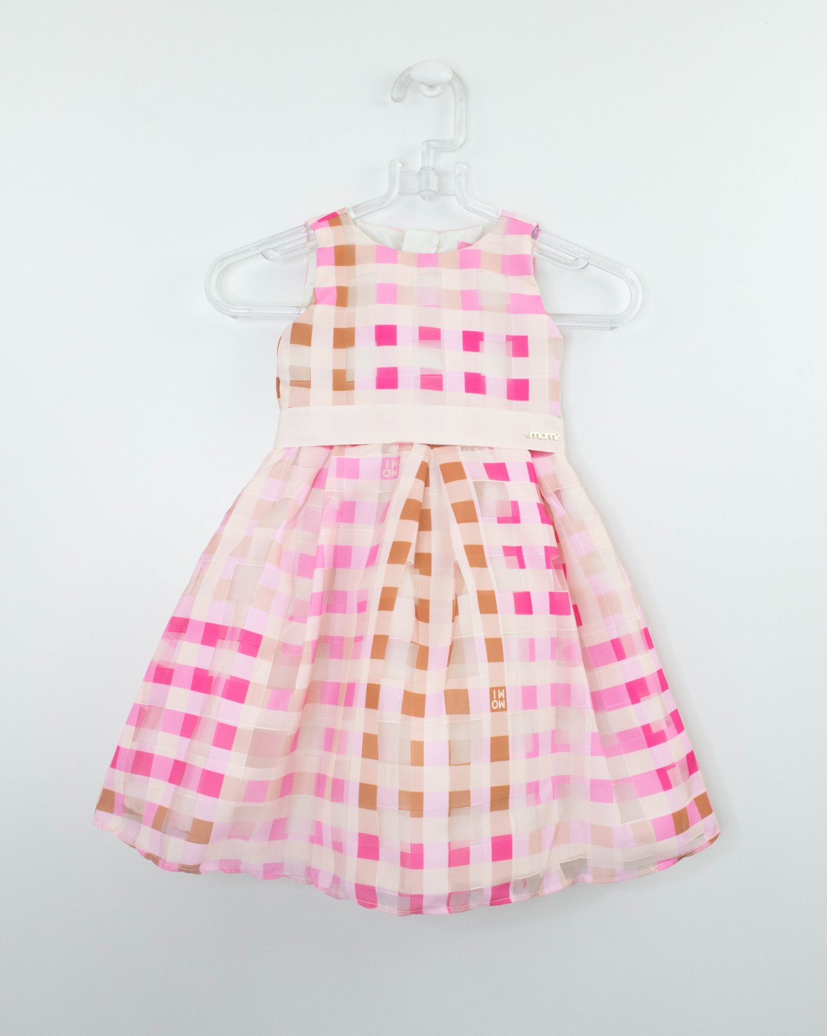 Vestido Momi em Algodão Xadrez - Pilili Moda Infantil