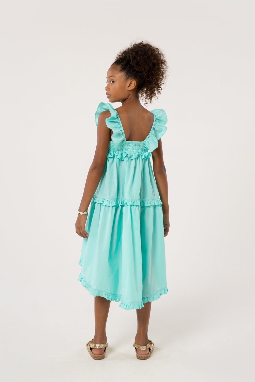 Vestido Infantil Babado Barbie Malwee